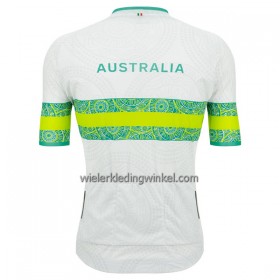 Wielershirt 2023 Australië Nationaal Team Groen Wit